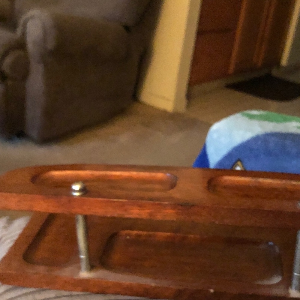 Wooden Decorative Valet Tray - Brown - Picture 3 of 3